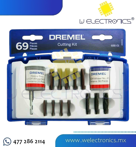 [DREMEL4] KIT 69 PIEZAS ACCESORIOS DREMEL