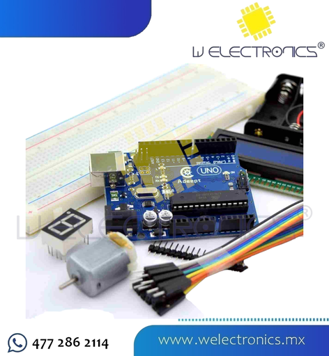 [KIT0015] KIT STARTER ARDUINO UNO DIP C/CAJA