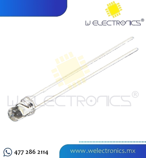 [LED1025] LED ULTRABRILLANTE 3MM BLANCO