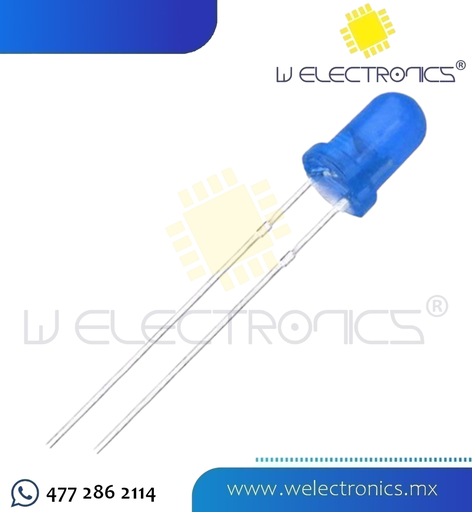 [245-820] LED DIFUSO 5MM AZUL