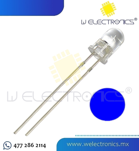 [245-821] LED ULTRABRILLANTE 5MM AZUL