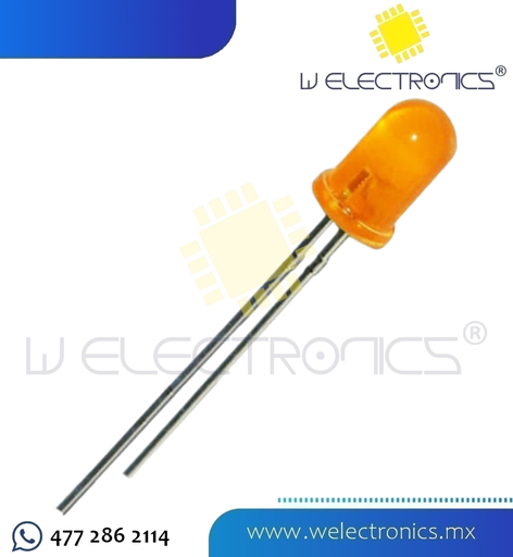 [245-830] LED DIFUSO 5MM NARANJA