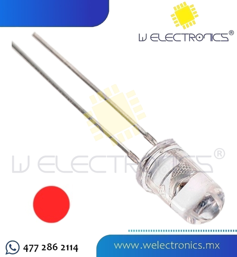 [245-838] LED ULTRABRILLANTE 5MM ROJO