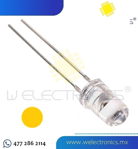 [245-840] LED ULTRABRILLANTE 5MM AMARILLO