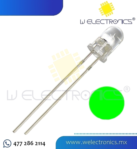 [245-846] LED ULTRABRILLANTE 5MM VERDE