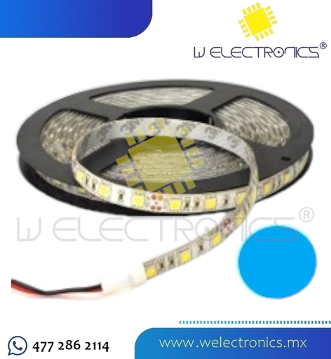 [245-981] TIRA DE 300 LEDS P/EXTERIOR 5M AZUL FRIO