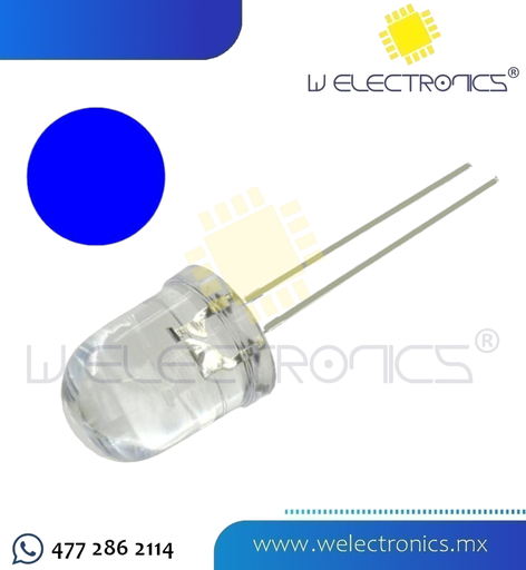 [245-895] LED ULTRABRILLANTE 10MM AZUL