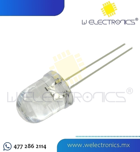 [245-897-1] LED ULTRABRILLANTE 10MM BLANCO