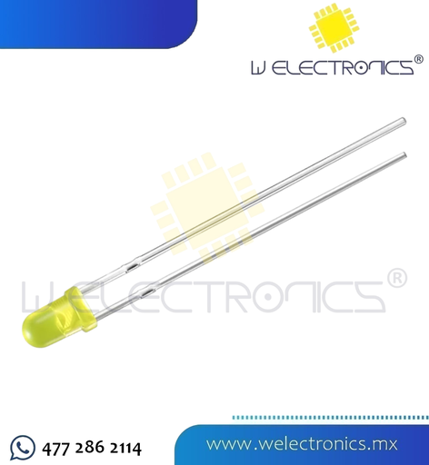 [LED1103] LED DIFUSO 3MM AMARILLO