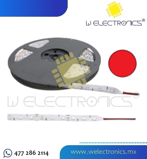 [TDL1011] TIRA DE 60 LEDS P/EXTERIORES 1M ROJO