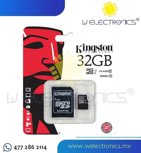 [RAM-3495] MEMORIA MICRO SDHC 32GB C10 C/ADAPTADOR