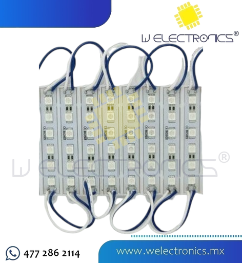 [246-137] MODULO DE 6 LEDS RECTANGULAR ROJO