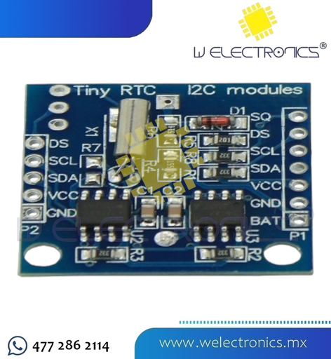 [MOD0004] MODULO RTC I2C RELOJ DE TIEMPO REAL