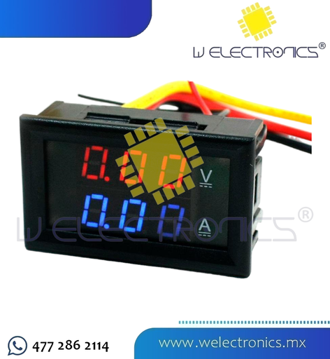 [MOD0007] DISPLAY VOLTIMETRO-AMPERIMETRO DC 100V 10A