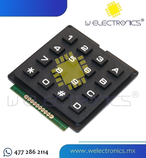 [MOD0017] MODULO TECLADO MATRICIAL 4X4