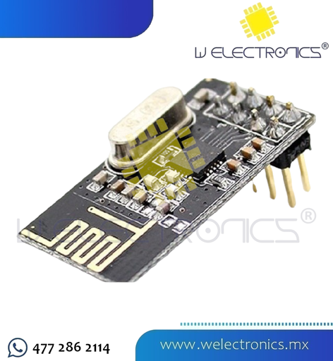 [MOD0023] MODULO DE RADIOFRECUENCIA 2.4 GHZ NRF24L01