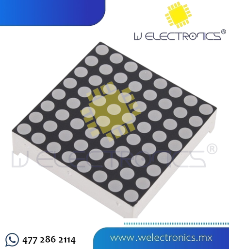 [MOD0031] MODULO MATRIZ DE LED 8X8 60MM