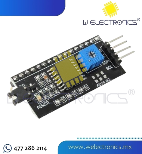 [MOD0033] MODULO I2C PARA LCD 16X2 20X4