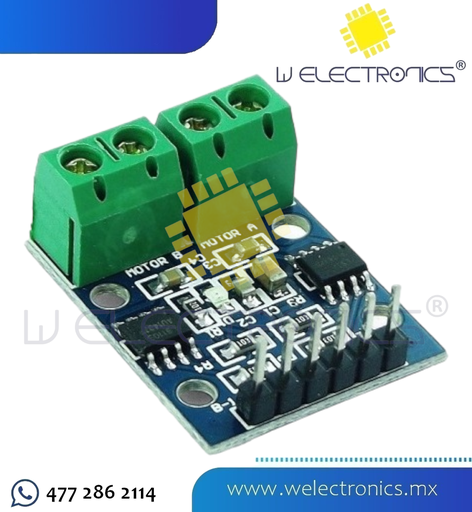 [MOD0055] MODULO PUENTE H L9110S PARA MOTOR A PASOS