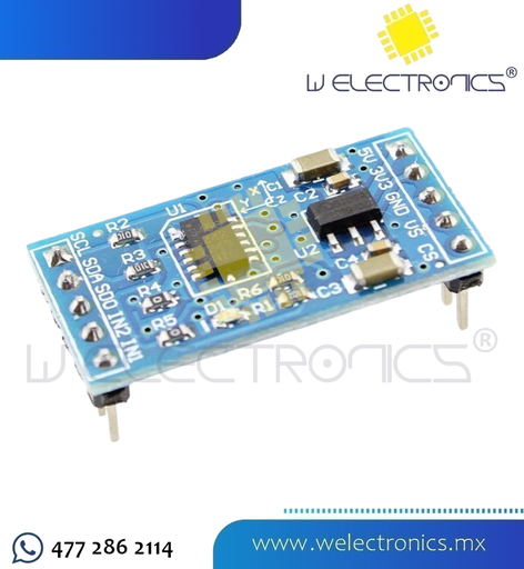 [MOD0057] ACELEROMETRO DIGITAL ADXL345 I2C/SPI