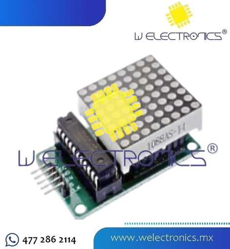 [MOD0060] MODULO LED 8X8 CON DRIVER
