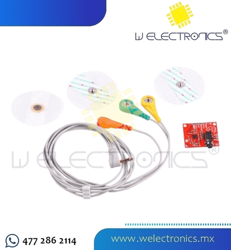 [MOD0074] MODULO AD8232 MONITOREO DE PULSO