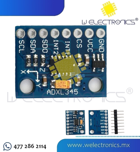 [MOD0080] MODULO DE INCLINACION DE GRAVEDAD GY-291 ADX345