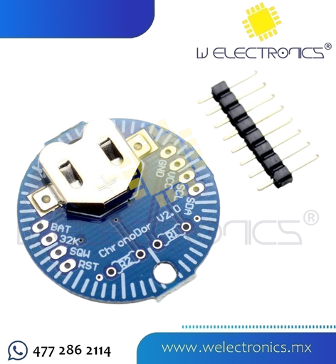 [MOD0095] MODULO DE TIEMPO REAL DS3231SN CHRONODOT V2.0 I2C