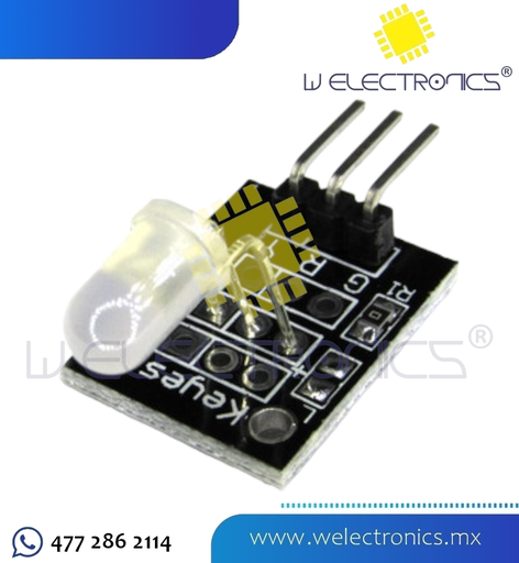 [MKY-011] MODULO KY-011 1 LED - 2 COLORES VERDE Y ROJO