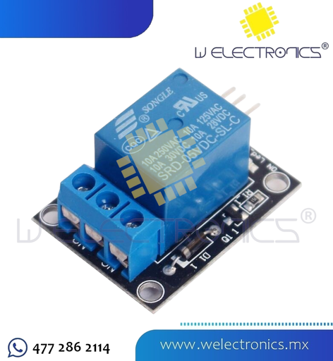 [MKY-019] MODULO KY-019 RELEVADOR DE 5V
