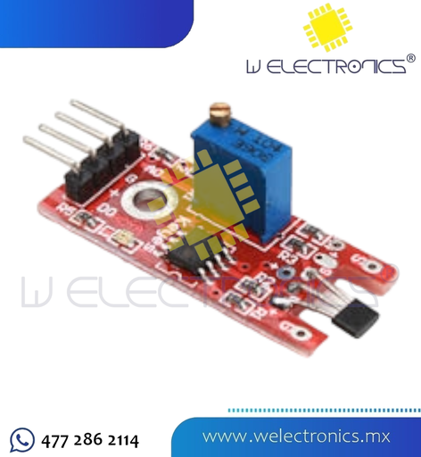 [MKY-024] MODULO KY-024 SENSOR DE EFECTO HALL C/POTENCIOMETR