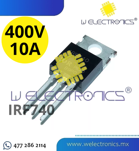 [MOSF740] MOSFET IRF740 400V 10A