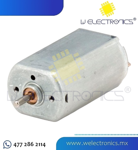 [510-380] MICRO MOTORREDUCTOR CON EJE EXTENDIDO DE 12V