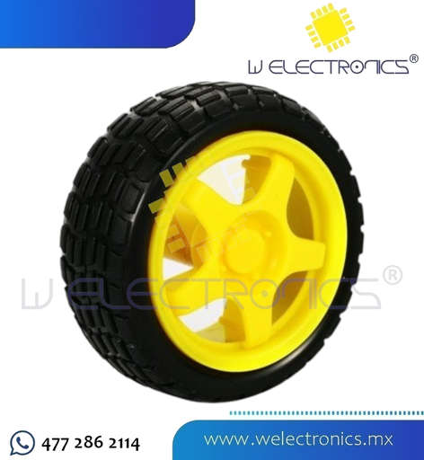 [870-005] LLANTA PARA MOTORREDUCTOR DE 5V 4.5KG/CM