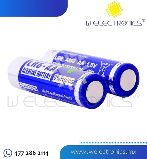 [660-392] PILA ALCALINA 1.5 VCC "AA" C/U