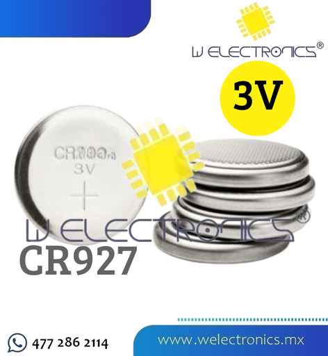 [660-438] BATERIA DE LITIO 3V T/BOTON CR927