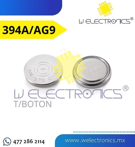 [660-443] BATERIA ALCALINA 1.5V T/BOTON 394A/AG9