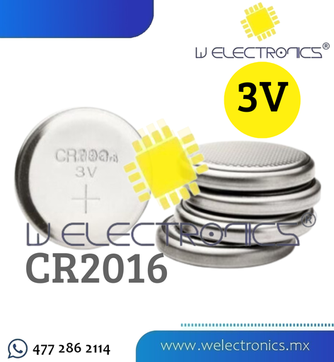 [660-450] PILA DE LITIO 3V T/BOTON CR2016
