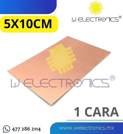 [690-447] PLACA DE 1 CARA 5X10CM