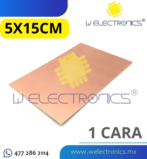 [690-452] PLACA DE 1 CARA 5X15CM