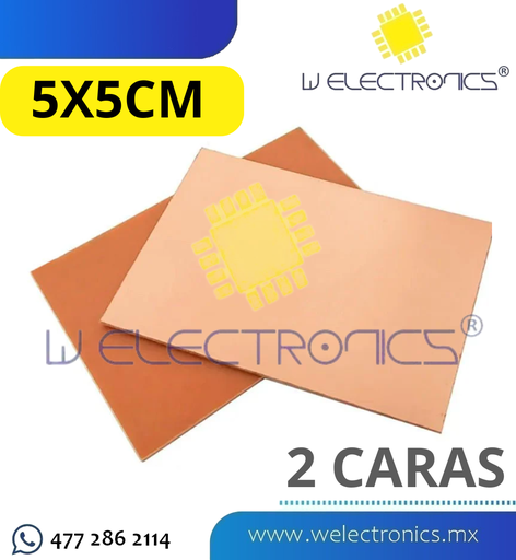 [690-494] PLACA DE 2 CARAS 5X5CM