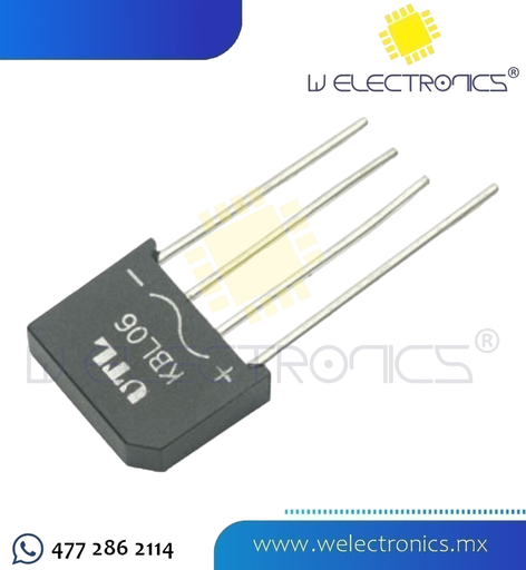 [803-297] PUENTE RECTIFICADOR 4A 400V