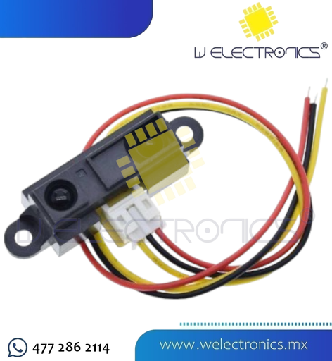 [SEN0009] SENSOR DE DISTANCIA INFRARROJO 10 - 80 CM GP2Y0A21