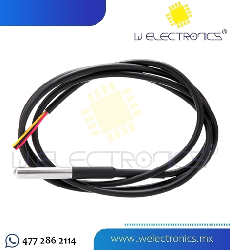 [SEN0014] SENSOR DE TEMPERATURA RESISTENTE AL AGUA DS18B20
