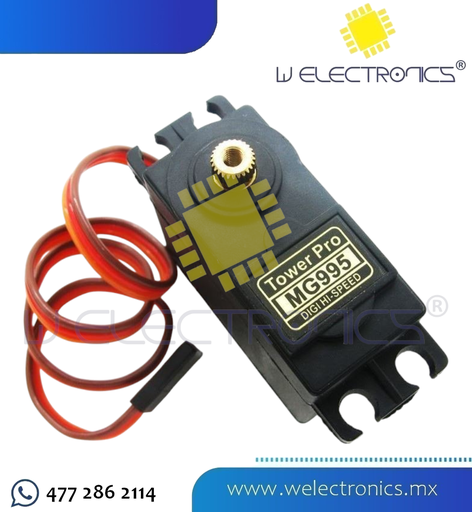 [SER0002] SERVOMOTOR TOWERPRO MG995 15 KG/CM DE TORQUE