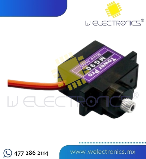 [SER0003] SERVOMOTOR TOWERPRO MG90 2.5 KG/CM DE TORQUE