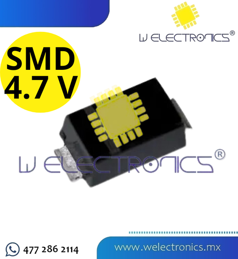 [12X8066] DIODO ZENER SMD 4.7 V