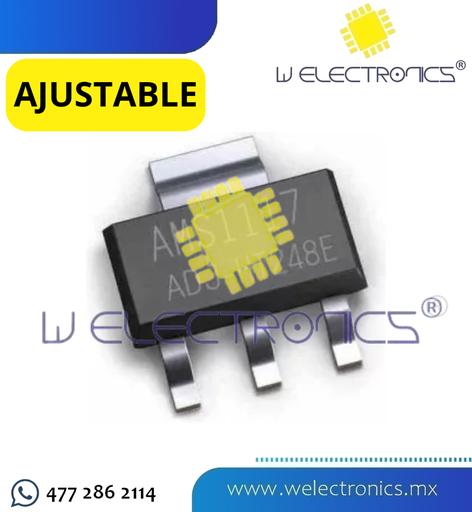 [RE1117-07] REGULADOR AJUSTABLE AMS1117 AJUSTABLE