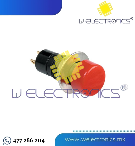 [835-219] SWITCH NORMALMENTE ABIERTO ROJO