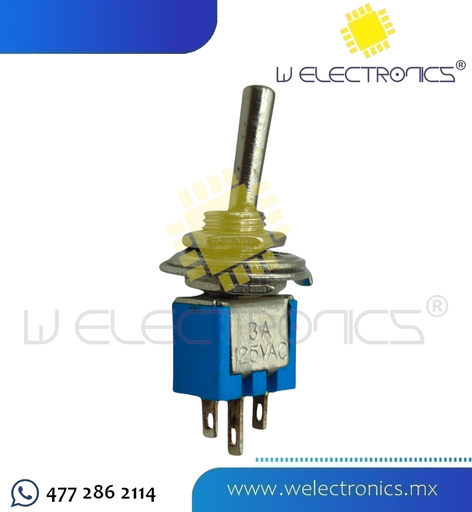 [835-260] SWITCH MINI DE PALANCA 3P 1P-2T ON-ON 3A/125